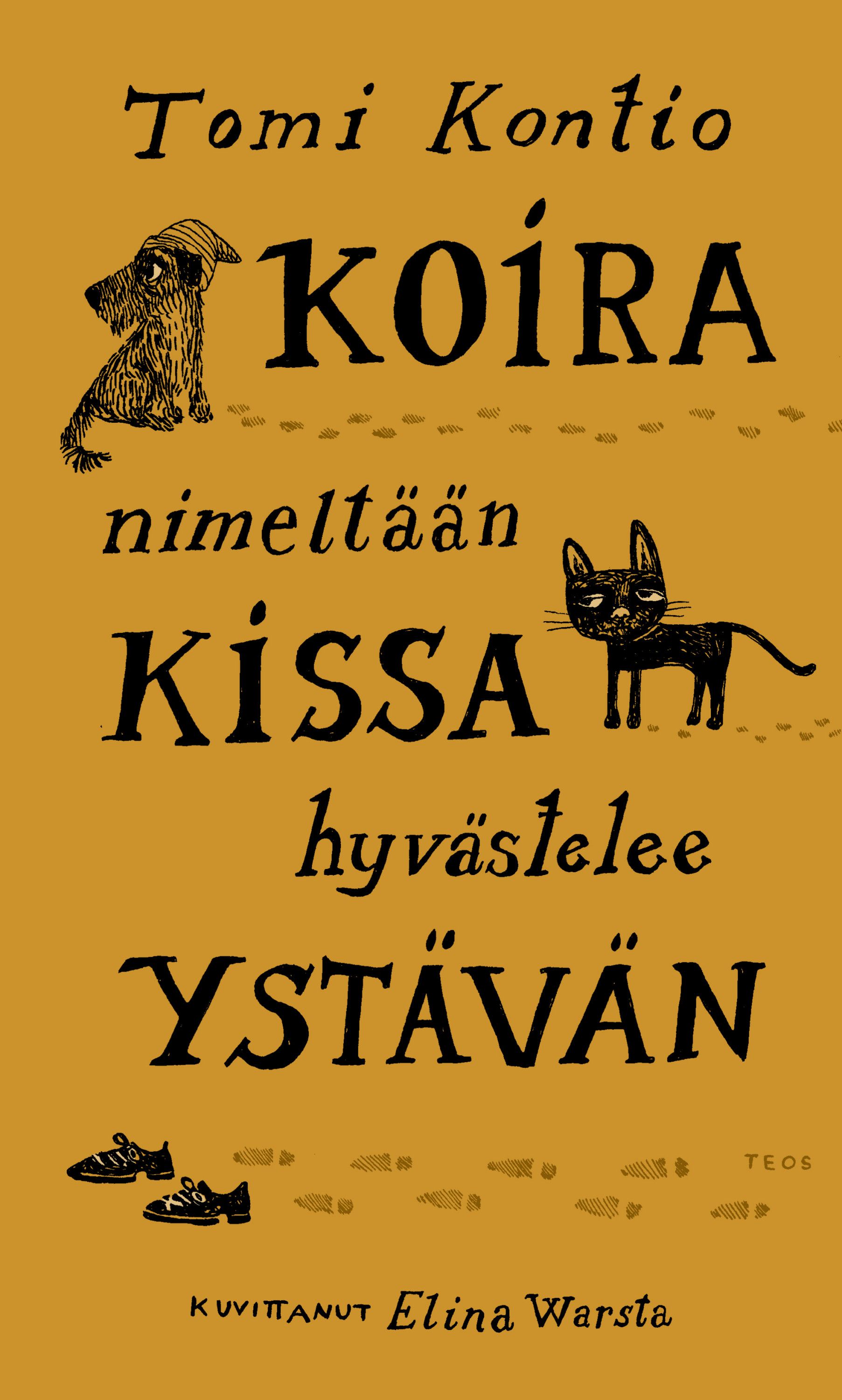 Koira nimeltään Kissa hyvästelee ystävän